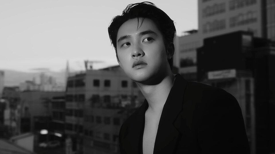 D.O. in a 2023 Marie Claire Korea portrait, accompanying D.O. DOPAMINE coverage