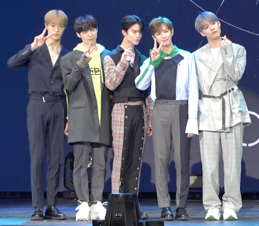 CIX at their debut showcase on July 24, 2019
