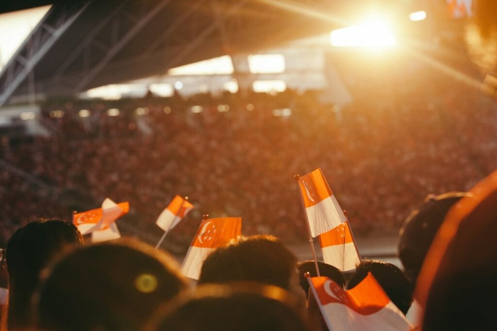 Concert crowd at night, illustrating TWS's move from a Korean streaming hit to overseas live audiences