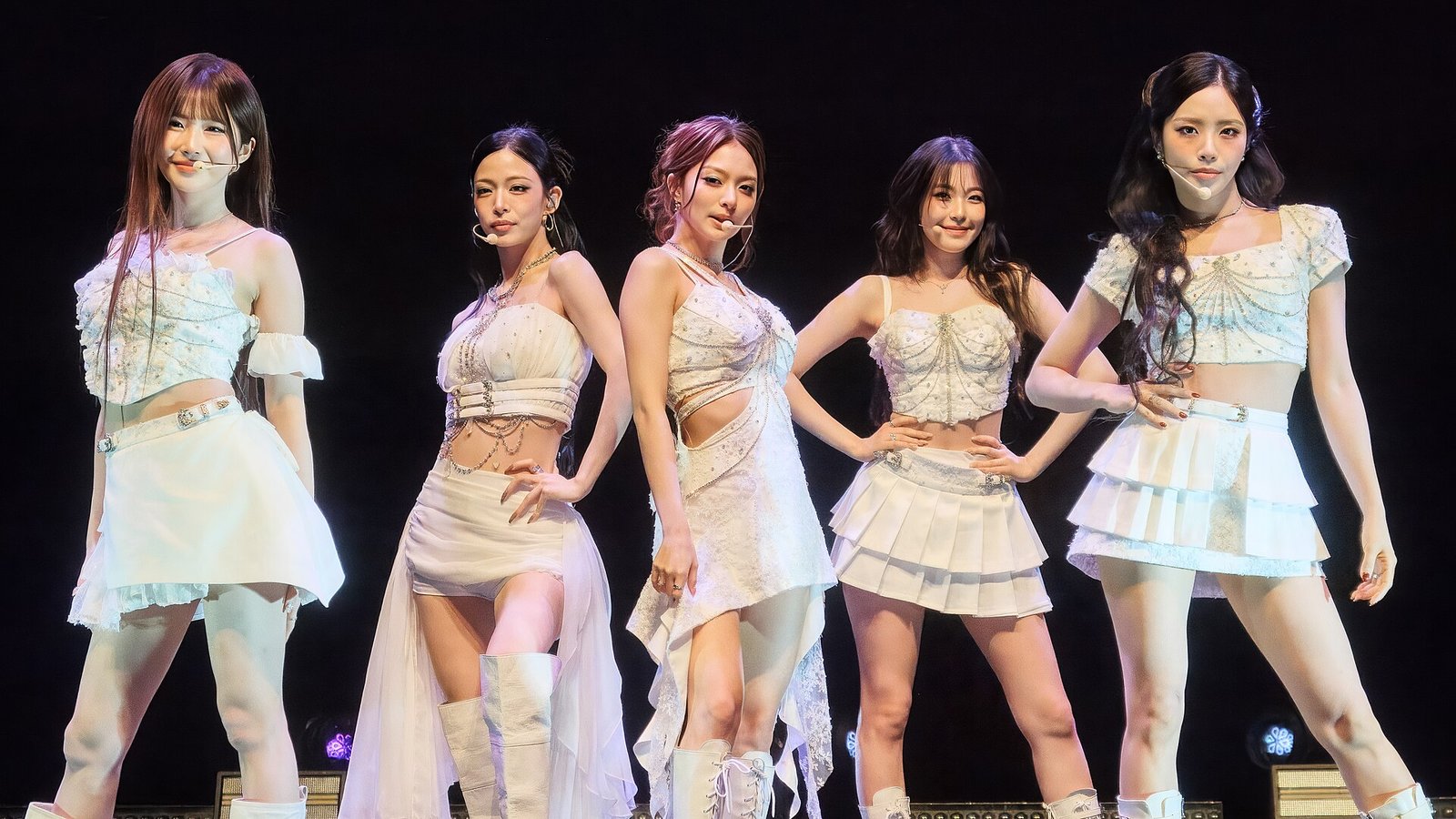 fromis_9 performing in Seattle in 2025