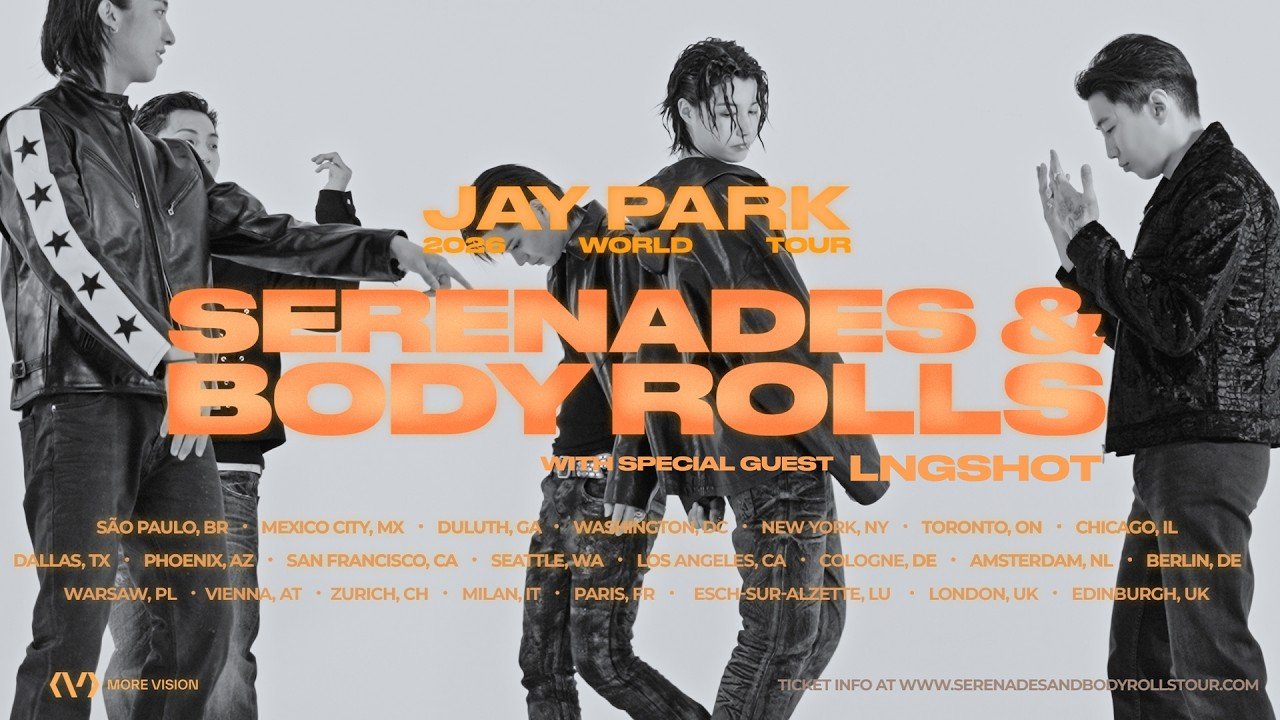 Jay Park Chicago 2026 Serenades & Body Rolls tour with LNGSHOT at Aragon Ballroom