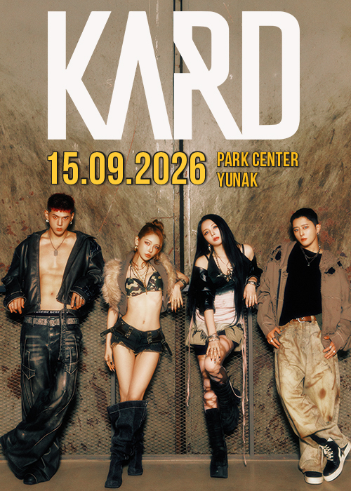 KARD Europe tour 2026 — Sofia concert promotional poster