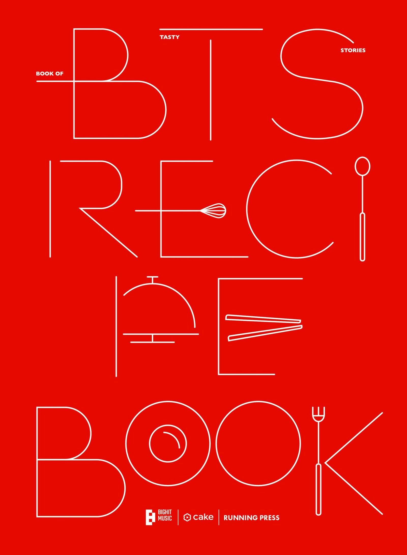 Official BTS Recipe Book cover for the September 2026 Running Press edition