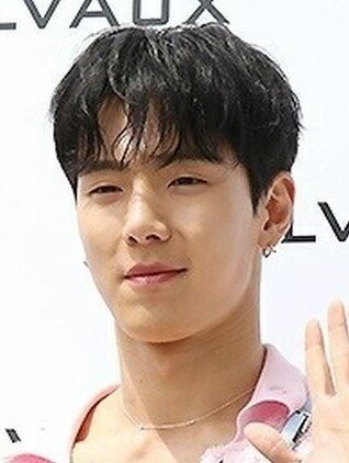 Shownu of MONSTA X at a Delvaux event in May 2023