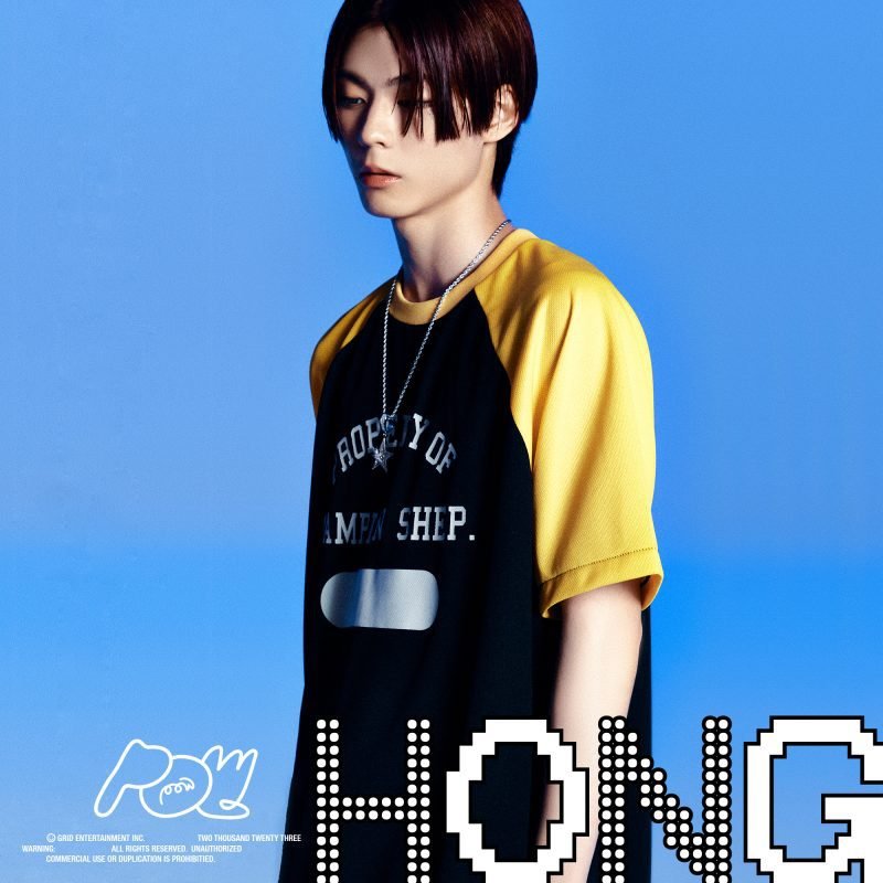 HONG of POW, official GRID Entertainment Favorite concept member photo via KProfiles