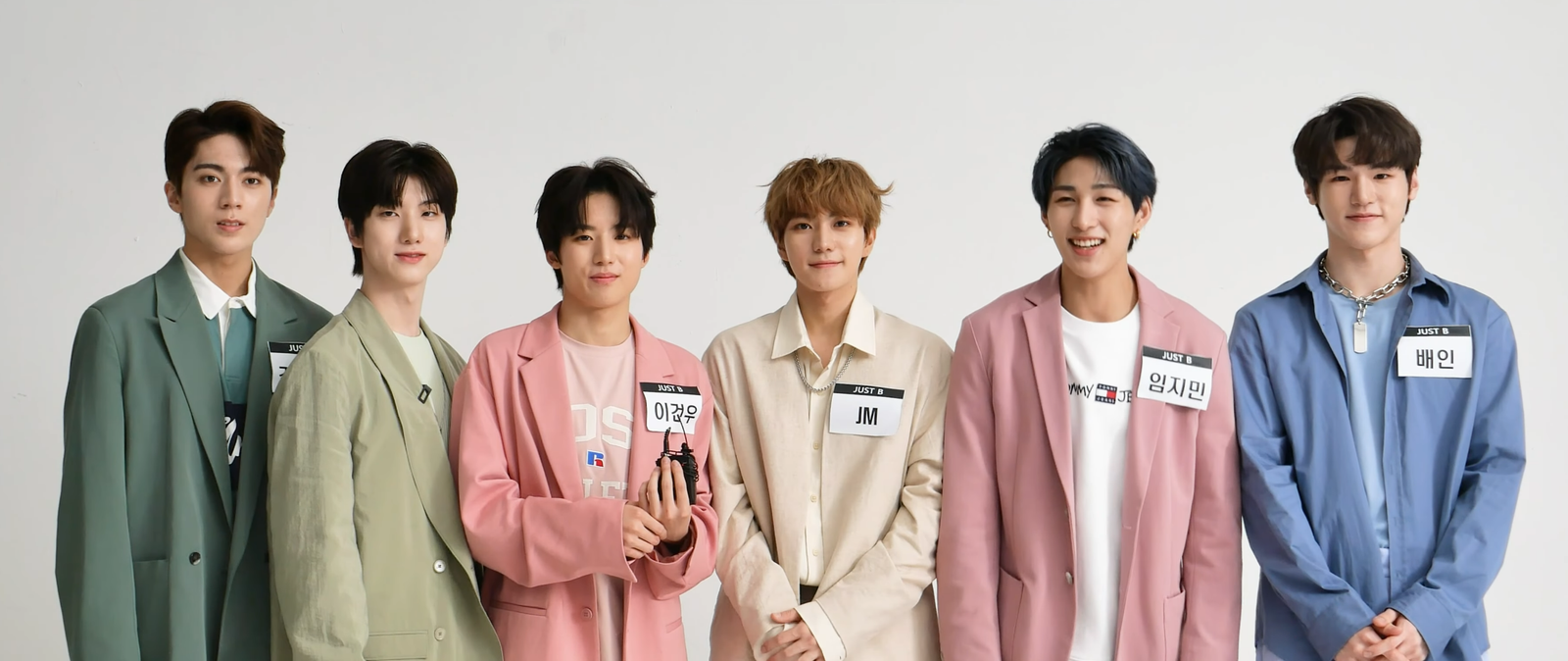 JUST B six members Marie Claire Korea 2021