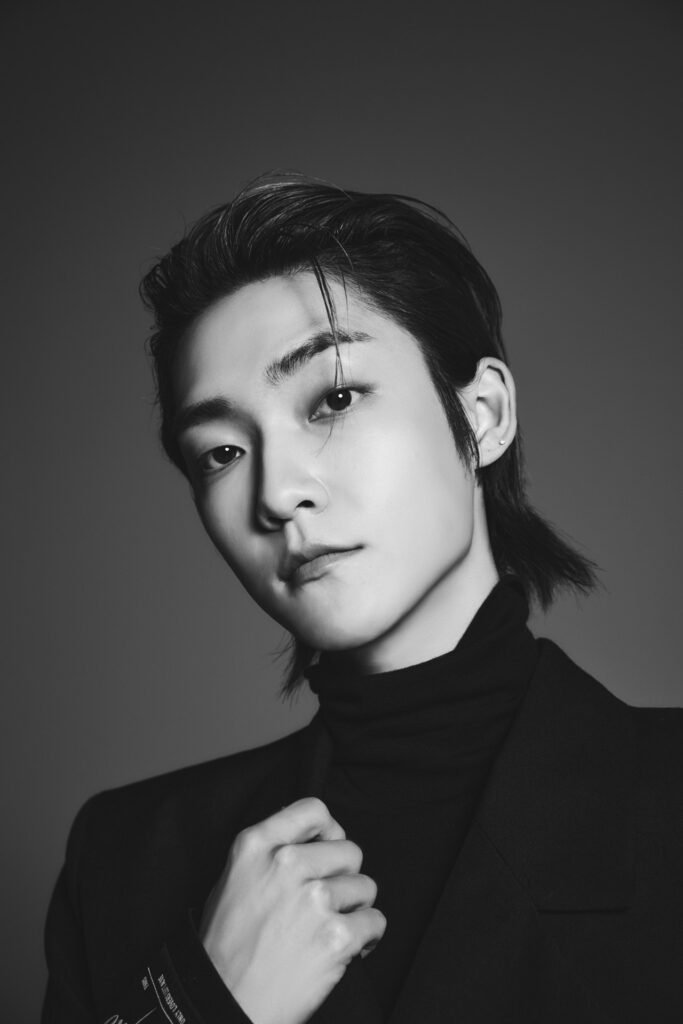 KEVIN of THE BOYZ in an official ONE HUNDRED portrait