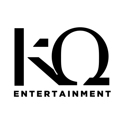 KQ Entertainment black stylized monogram logo