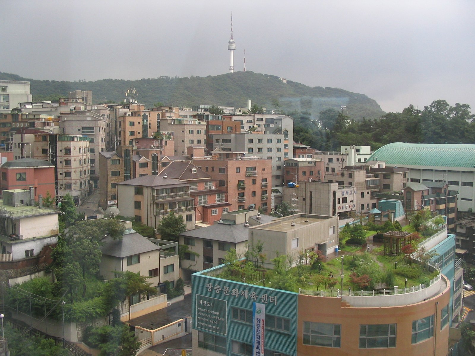 N Seoul Tower seen from central Seoul, used in the NCT travel guide