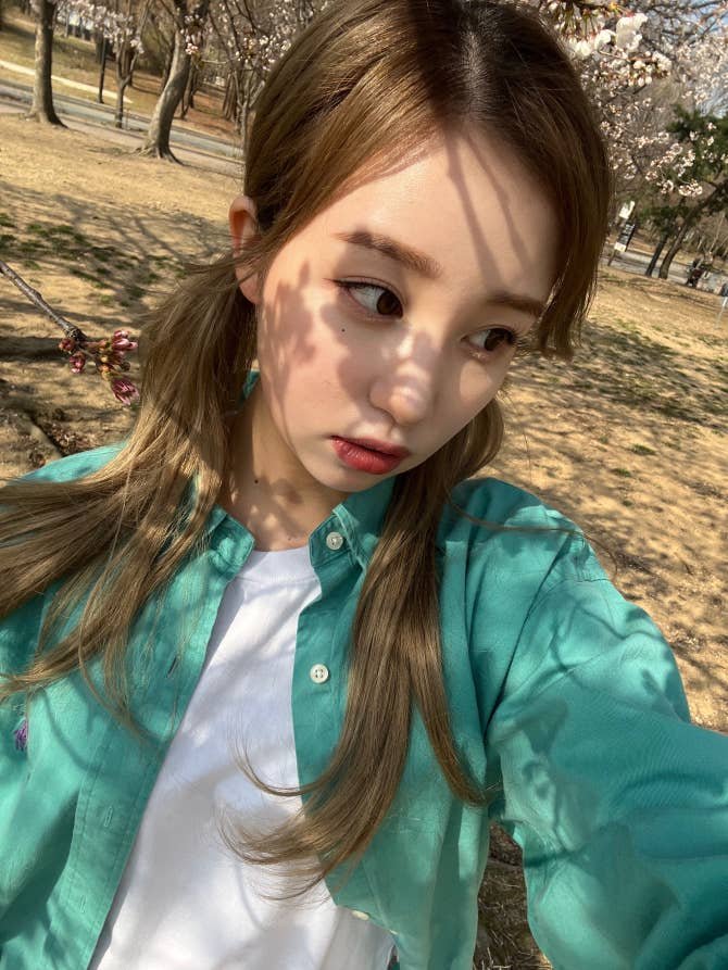 SORA of WOOAH — portrait from the artist's own Weverse community post