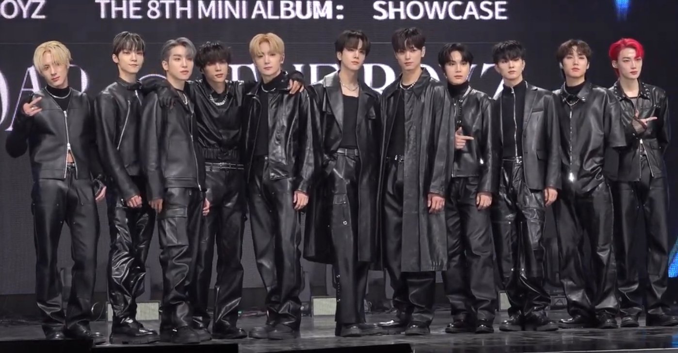 THE BOYZ, historical eleven-member lineup at the February 2023 showcase