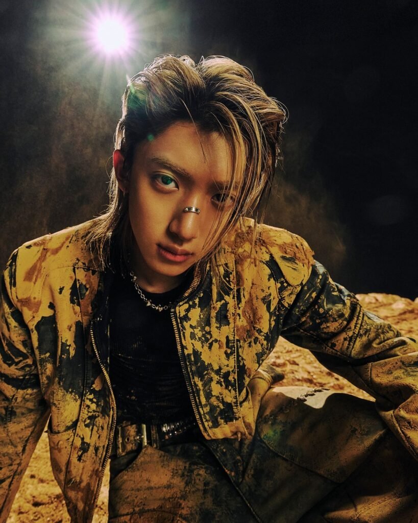 WOOJIN of LNGSHOT, MORE VISION official promotional photograph via Vogue Taiwan