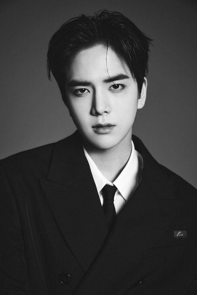 YOUNGHOON of THE BOYZ in an official ONE HUNDRED portrait